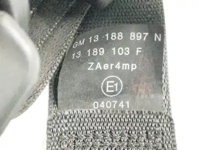 Автозапчастина б/у передній лівий ремін безпеки для opel astra h twintop (a04) 1.6 (l67) посилання на oem iam 13188897  