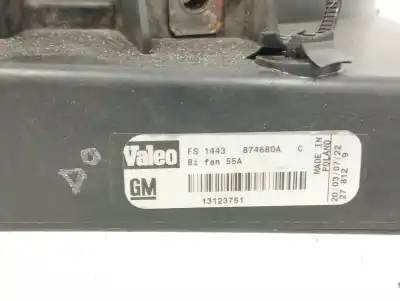 Peça sobressalente para automóvel em segunda mão termoventilador elétrico por saab 9-3 (ys3f, e79, d79, d75) 1.9 tid referências oem iam 13123751  874680a