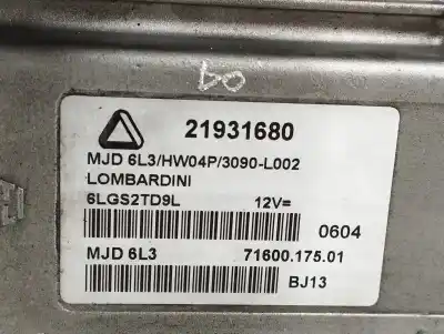Second-hand car spare part ecu engine control for microcar m.go bc (da) oem iam references 21931680  7160017501