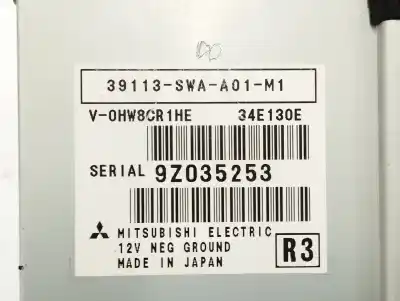 Автозапчастина б/у електронний модуль для honda cr-v (re) 2.2 dtec cat посилання на oem iam 39113swaa01m1  