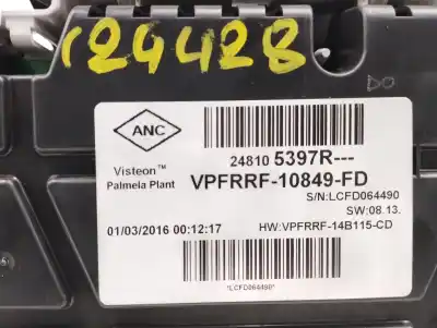 Peça sobressalente para automóvel em segunda mão quadrante por renault clio iv 1.5 dci diesel fap referências oem iam 248105397r  