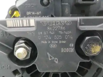 Peça sobressalente para automóvel em segunda mão alternador por volvo s60 i (384) 2.4 referências oem iam 8622786 140a 0124525014