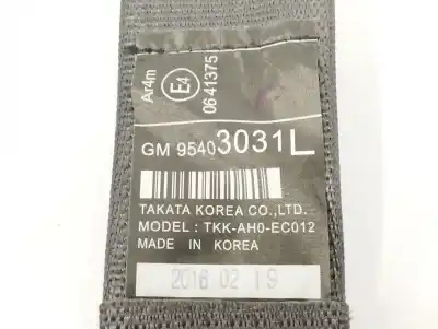 Second-hand car spare part rear left seat belt for opel mokka x 1.6 cdti dpf oem iam references 95403031  