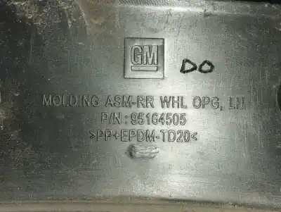Tweedehands auto-onderdeel linker spatbord achter voor opel mokka x 1.6 cdti dpf oem iam-referenties 95164505  