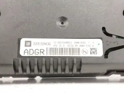 Second-hand car spare part multifunction display for opel mokka x 1.6 cdti dpf oem iam references 22915943g  a2c53408912