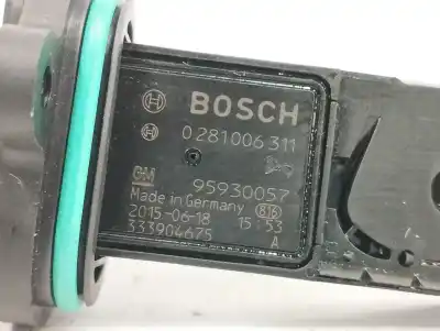 Pezzo di ricambio per auto di seconda mano misuratore di flusso per opel mokka x 1.6 cdti dpf riferimenti oem iam 95930057  0281006311