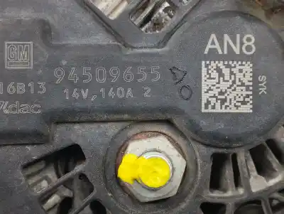 Second-hand car spare part alternator for opel mokka x 1.6 cdti dpf oem iam references 94509655  140a