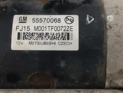 Second-hand car spare part starter motor for opel mokka x 1.6 cdti dpf oem iam references 55570068  m001tf0027ze