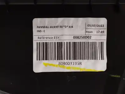 Автозапчасти б/у обивка передней правой двери за renault express furgoneta/monovolumen 1.5 blue dci 95 (f6ab) ссылки oem iam 809003195r  