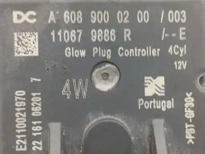 Автозапчасти б/у блок предварительного нагревания за renault express furgoneta/monovolumen 1.5 blue dci 95 (f6ab) ссылки oem iam 110679886r  a6089000200