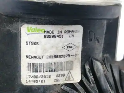Автозапчасти б/у левая противотуманная фара за renault captur i (j5_, h5_) 1.5 dci 90 ссылки oem iam 261558707r  