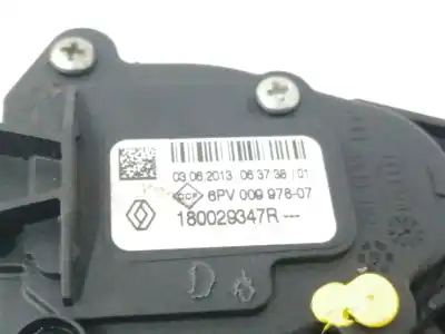 Автозапчастина б/у педальний потенціометр для renault captur i (j5_, h5_) 1.5 dci 90 посилання на oem iam 180029347r  6pv00997807