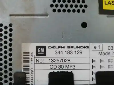 Second-hand car spare part audio system / radio cd for opel corsa d 1.3 16v cdti oem iam references 13257028  