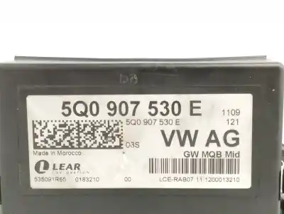 Peça sobressalente para automóvel em segunda mão módulo eletrônico por seat leon (5f1) 1.6 tdi referências oem iam 5q0907530e  