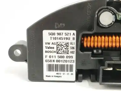Peça sobressalente para automóvel em segunda mão resistência sofagem chauffage por seat leon (5f1) 1.6 tdi referências oem iam 5q0907521a f011500099 t1014519u