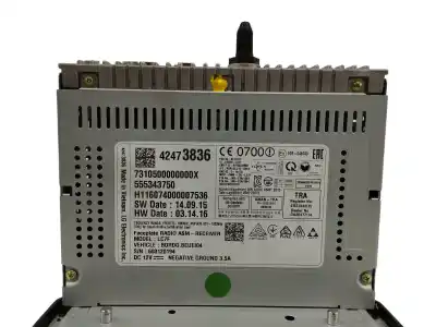 Second-hand car spare part multifunction display for opel adam (m13) 1.4 oem iam references 42473836  555343750