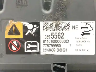 Peça sobressalente para automóvel em segunda mão centralina de airbag por opel adam (m13) 1.4 referências oem iam 13595562  775799950