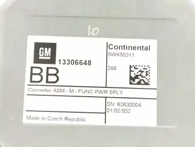 Pezzo di ricambio per auto di seconda mano modulo elettronico per opel adam (m13) 1.4 riferimenti oem iam 13306648  5wk50311