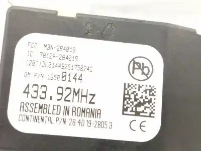 Second-hand car spare part electronic module for opel adam (m13) 1.4 oem iam references 13500144  
