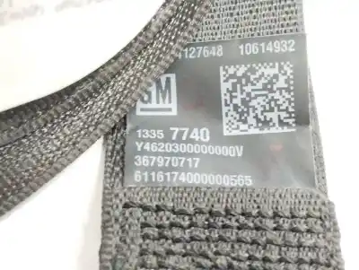 Peça sobressalente para automóvel em segunda mão cinto de segurança traseiro direito por opel adam (m13) 1.4 referências oem iam 13357740  367970717