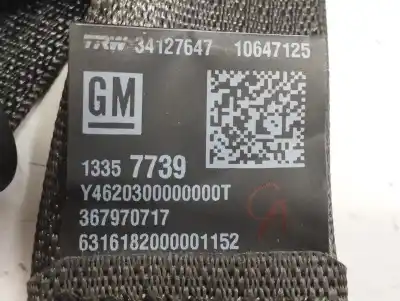 Peça sobressalente para automóvel em segunda mão cinto de segurança traseiro esquerdo por opel adam (m13) 1.4 referências oem iam 13357729  367970717