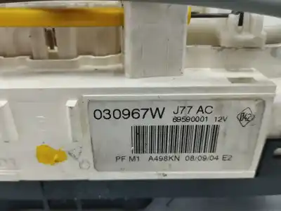 Second-hand car spare part heating / air conditioning control panel for renault modus 1.5 dci diesel oem iam references 030967w  69597003