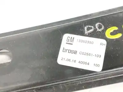 Peça sobressalente para automóvel em segunda mão elevador de vidros dianteiro direito por opel adam (m13) 1.4 referências oem iam 13350350  