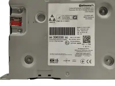 Second-hand car spare part gps navigation system for opel mokka 1.2 (76) oem iam references 9839633680  