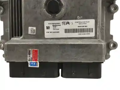 Second-hand car spare part ecu engine control for opel mokka 1.2 (76) oem iam references 9846386380 a2c0982950001 9815023380