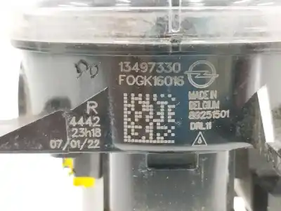 Second-hand car spare part right fog light for opel mokka 1.2 (76) oem iam references 13497330  