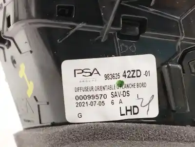 Peça sobressalente para automóvel em segunda mão grelha / difusor de ar por opel mokka 1.2 (76) referências oem iam 98362542zd  