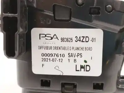 Peça sobressalente para automóvel em segunda mão grelha / difusor de ar por opel mokka 1.2 (76) referências oem iam 98362534zd  