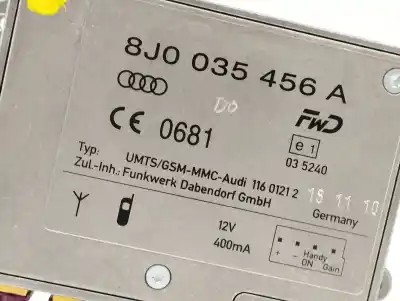 Second-hand car spare part electronic module for audi q5 (8r) 2.0 16v tdi oem iam references 8j0035456a  