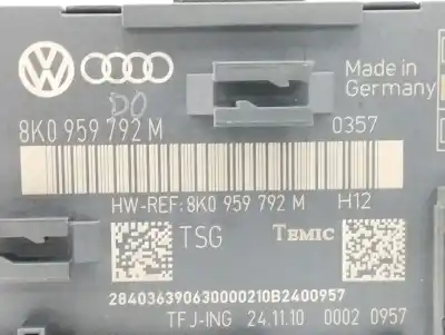 Second-hand car spare part electronic module for audi q5 (8r) 2.0 16v tdi oem iam references 8k0959792m  