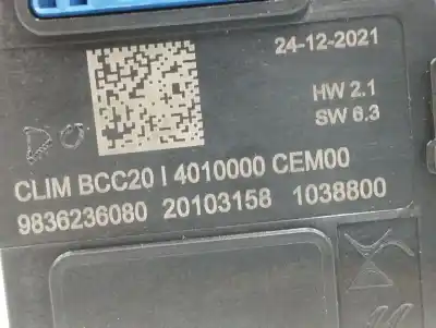 Second-hand car spare part electronic module for opel mokka 1.2 (76) oem iam references 9836236080  