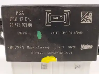 Peça sobressalente para automóvel em segunda mão módulo eletrônico por opel mokka 1.2 (76) referências oem iam 9842516380  