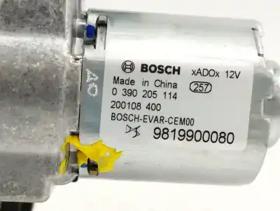Peça sobressalente para automóvel em segunda mão motor do limpador traseiro por opel mokka 1.2 (76) referências oem iam 9819900080  0390205114