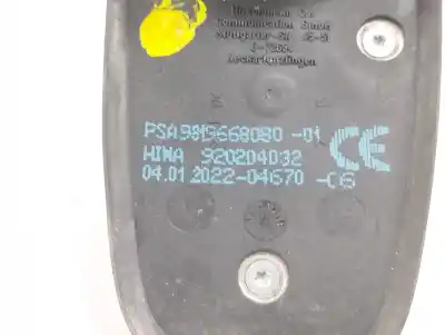 Peça sobressalente para automóvel em segunda mão antena por opel mokka 1.2 (76) referências oem iam 9819668080  