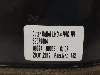 Автозапчасти б/у аэрационная решетка за opel astra k lim. 5türig 1.6 cdti dpf ссылки oem iam 39079604  