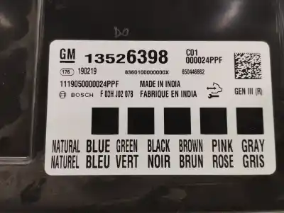 Автозапчастина б/у електронний модуль для opel astra k lim. 5türig 1.6 cdti dpf посилання на oem iam 13526398  f00hj02078