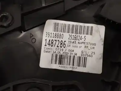Автозапчастина б/у обкітка задніх лівіх дверей для opel astra k lim. 5türig 1.6 cdti dpf посилання на oem iam 39118880  