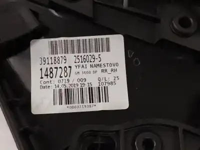 Автозапчасти б/у обивка задней правой двери за opel astra k lim. 5türig 1.6 cdti dpf ссылки oem iam 39118879  