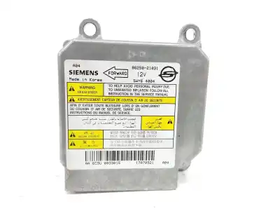 Peça sobressalente para automóvel em segunda mão Centralina De Airbag por SSANGYONG RODIUS 2.7 Turbodiesel CAT Referências OEM IAM 8625021031  5WY64004