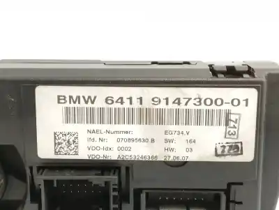 Peça sobressalente para automóvel em segunda mão comando de sofagem (chauffage / ar condicionado) por bmw serie 3 coupe (e92) 325d referências oem iam 64119147300  a2c53246366