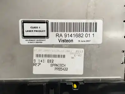 Peça sobressalente para automóvel em segunda mão sistema de áudio / rádio cd por bmw serie 3 coupe (e92) 325d referências oem iam 9141682  