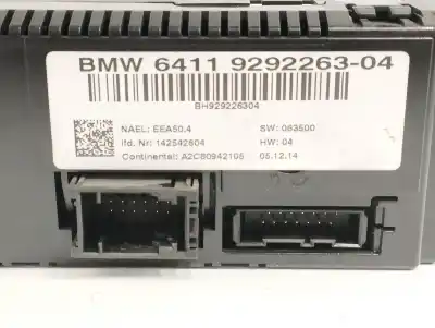 Second-hand car spare part climate control for bmw x1 (e84) sdrive 18 d oem iam references 64119292263  a2c80942105