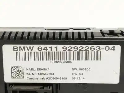 Second-hand car spare part climate control for bmw x1 (e84) sdrive 18 d oem iam references 64119292263  a2c80942105