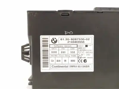Peça sobressalente para automóvel em segunda mão módulo eletrônico por bmw x1 (e84) 2.0 turbodiesel cat referências oem iam 61359287535  5wk49515nbr
