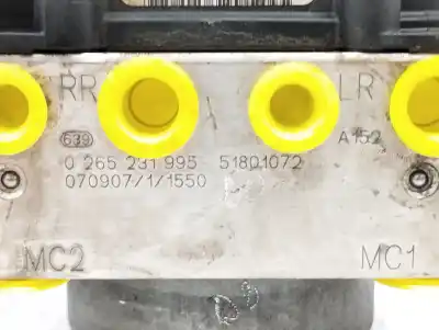 Second-hand car spare part abs for fiat linea (110) 1.3 16v jtd cat oem iam references 51801072  0265231995