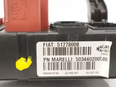 Автозапчастина б/у реле/запоперівник для fiat linea (110) 1.3 16v jtd cat посилання на oem iam 51778008 51763390 503440200506